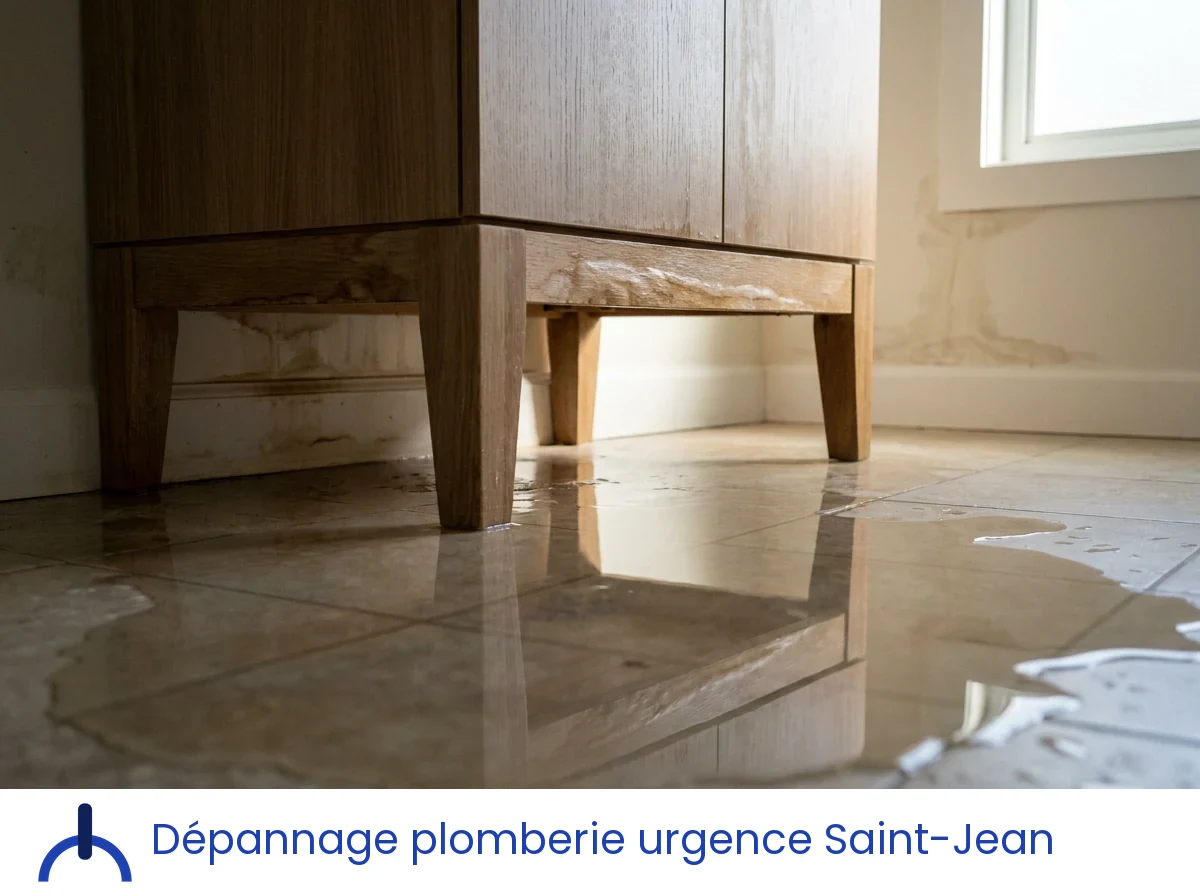 Dépannage plomberie urgence à Saint-Jean