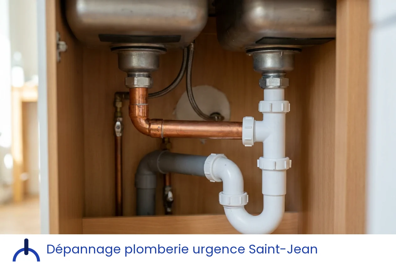 Dépannage plomberie urgence à Saint-Jean