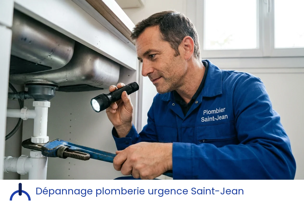 Dépannage plomberie urgence à Saint-Jean