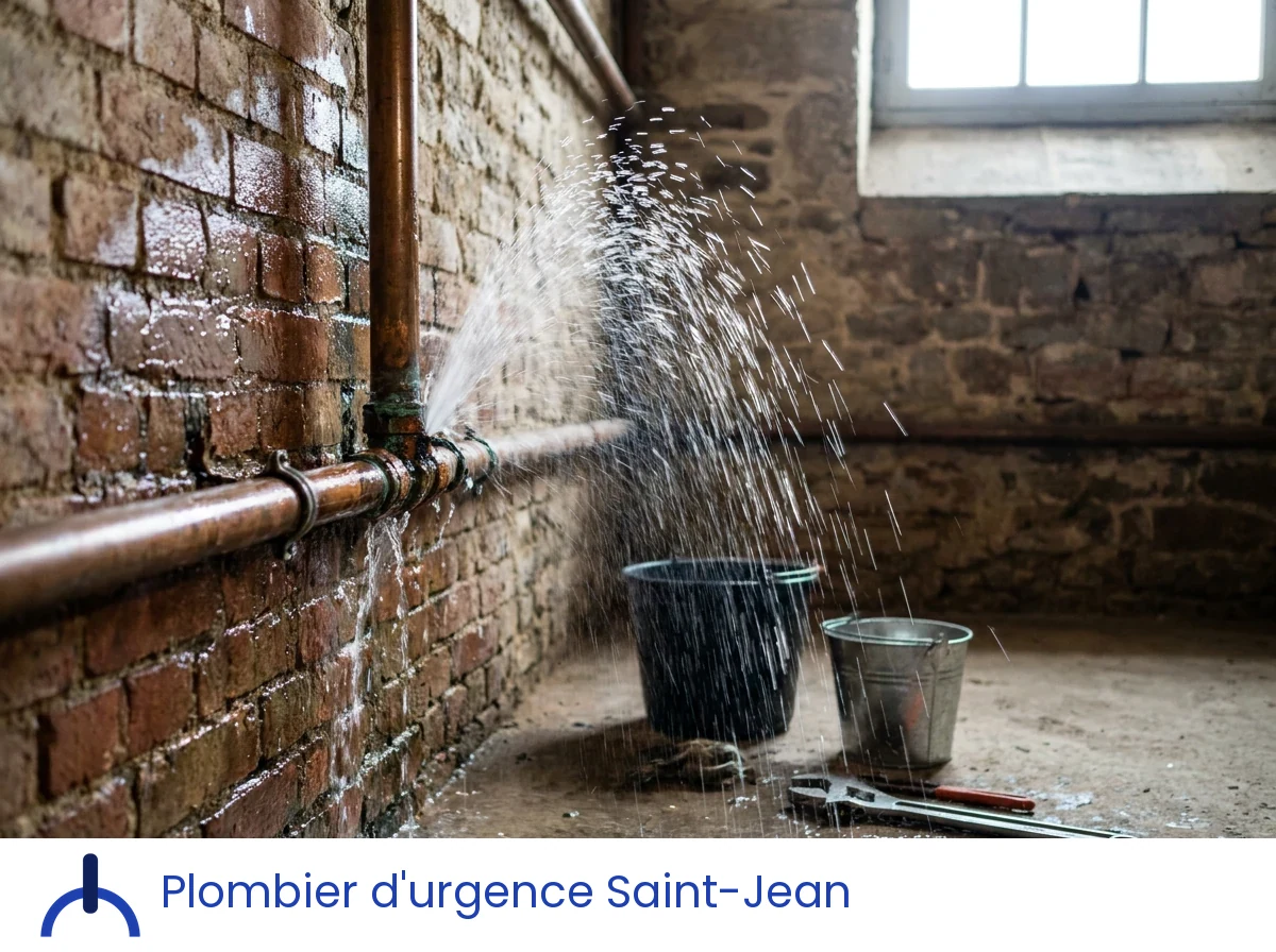 Plombier d'urgence à Saint-Jean