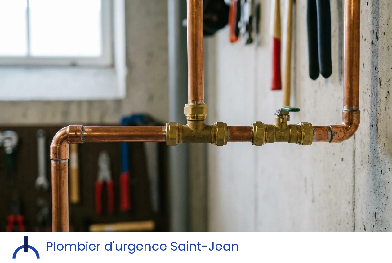 Plombier d'urgence à Saint-Jean