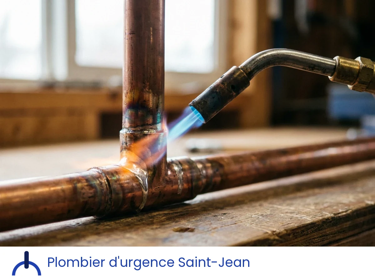 Plombier d'urgence à Saint-Jean