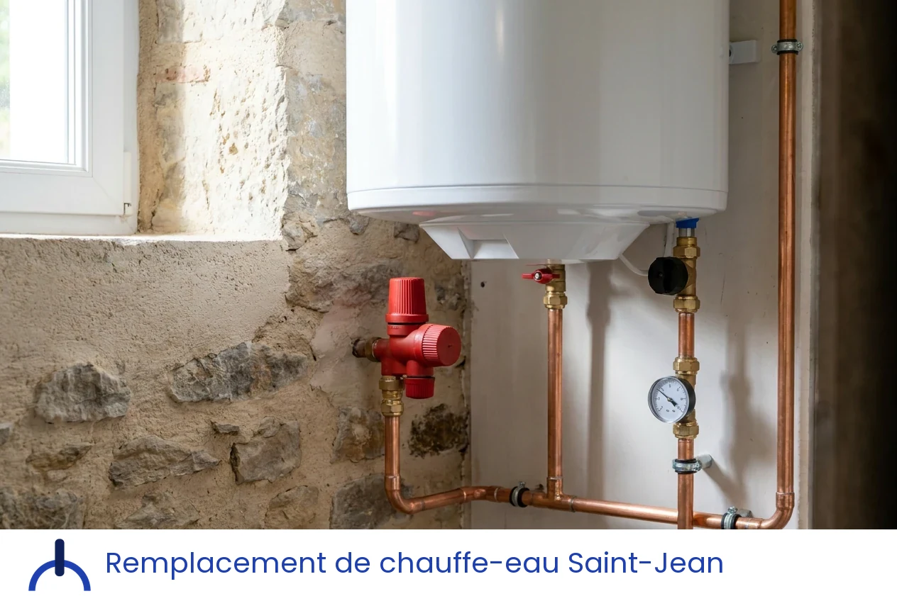 Remplacement de chauffe-eau à Saint-Jean