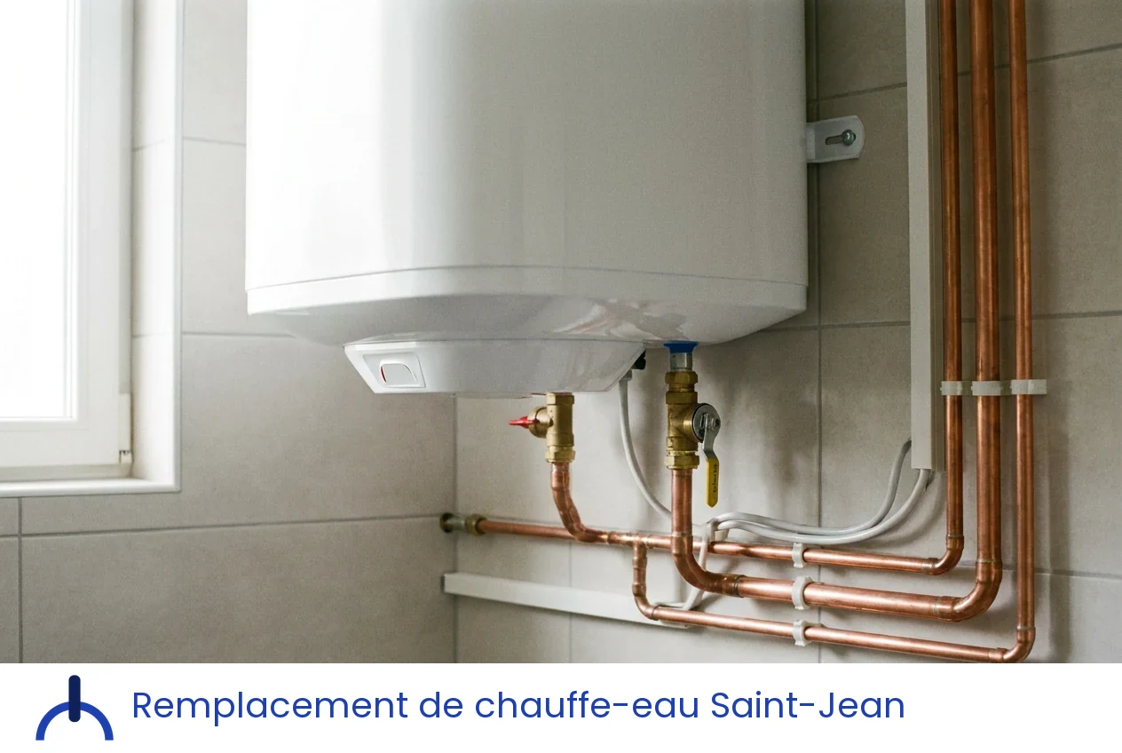 Remplacement de chauffe-eau à Saint-Jean