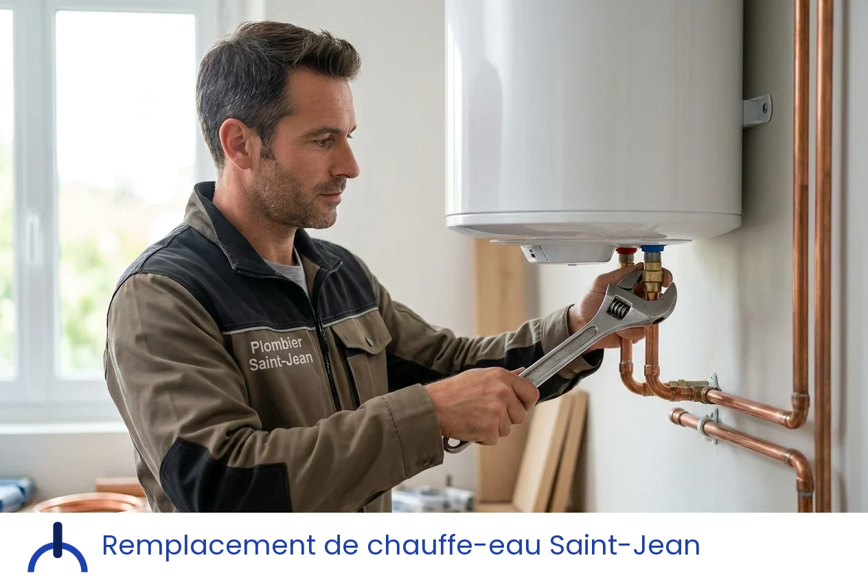 Remplacement de chauffe-eau à Saint-Jean