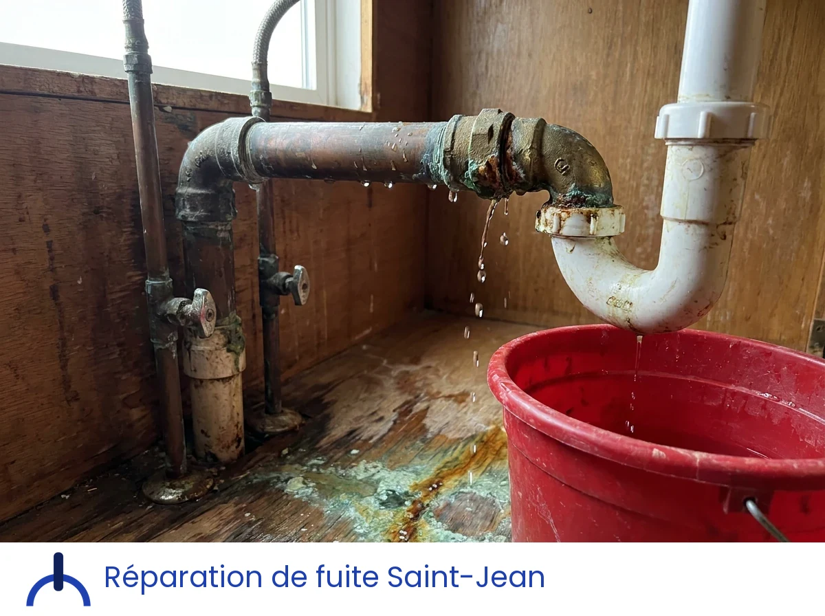 Réparation de fuite à Saint-Jean