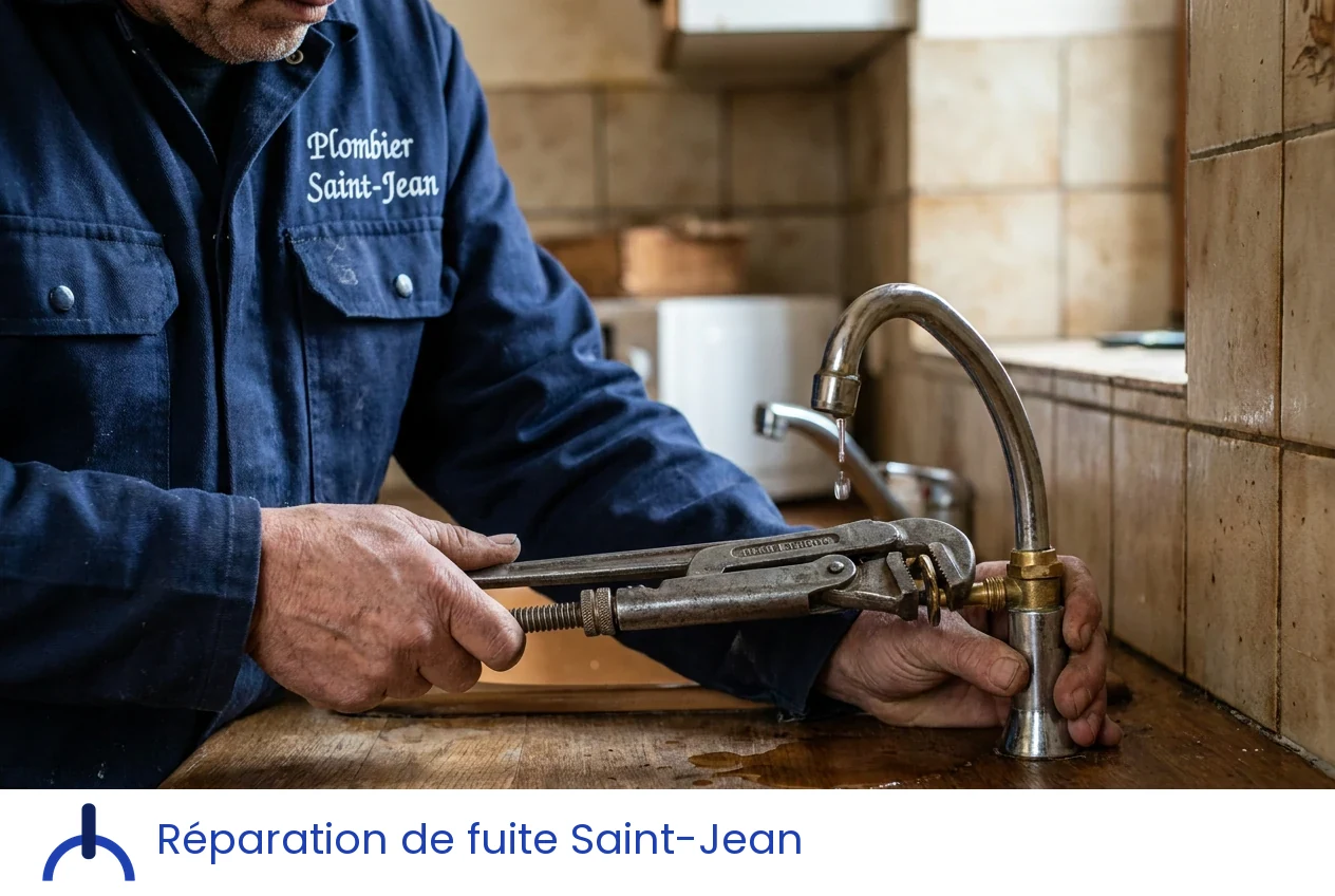 Réparation de fuite à Saint-Jean